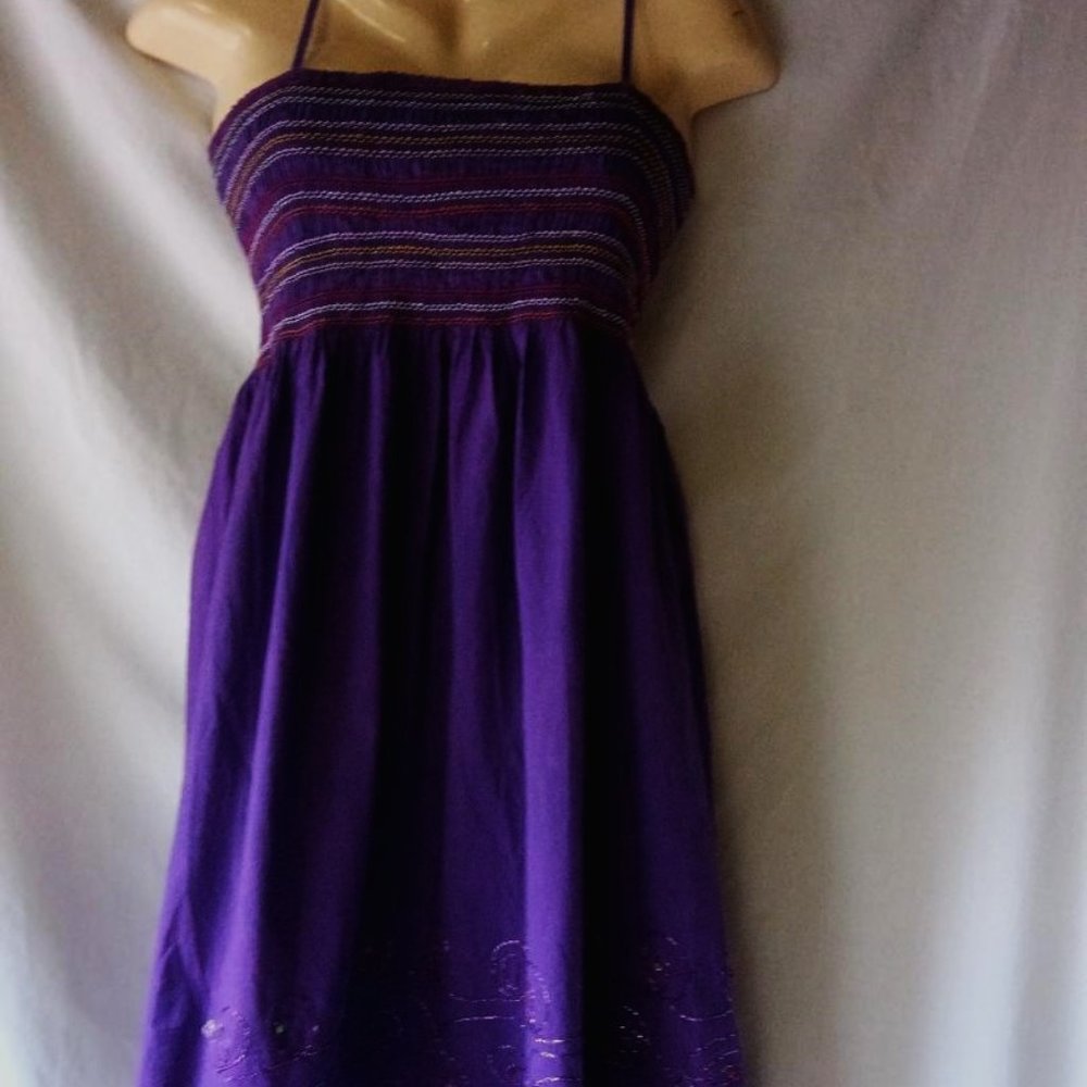 Women's Purple Sequined Sundress Size Small